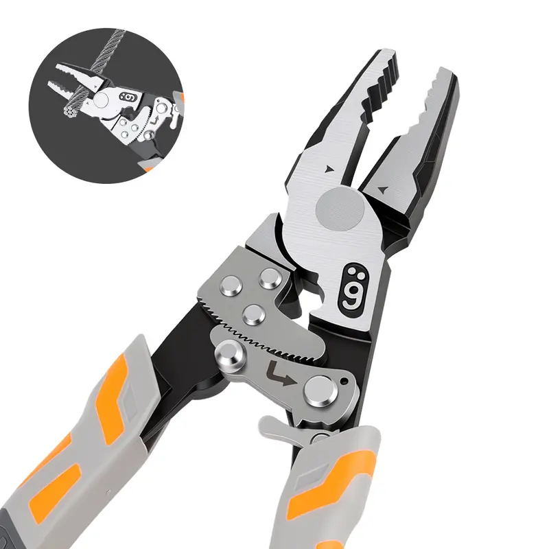 55-steel self-locking anti-slip ratchet pliers