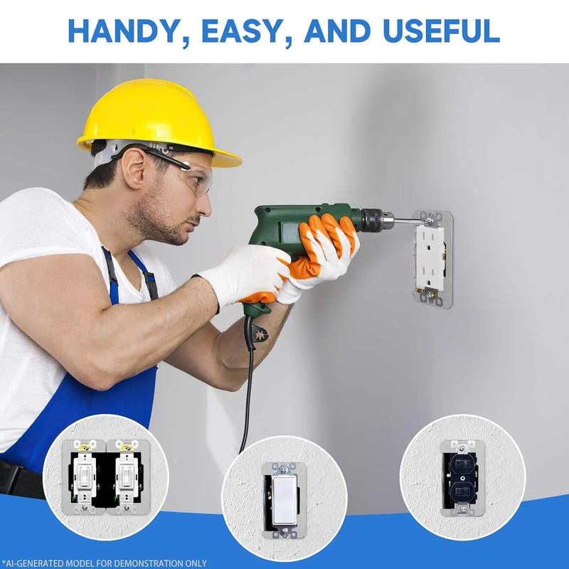 π Outlet Repair Spacers β Easy Fix for Loose, Crooked & Recessed Outlets