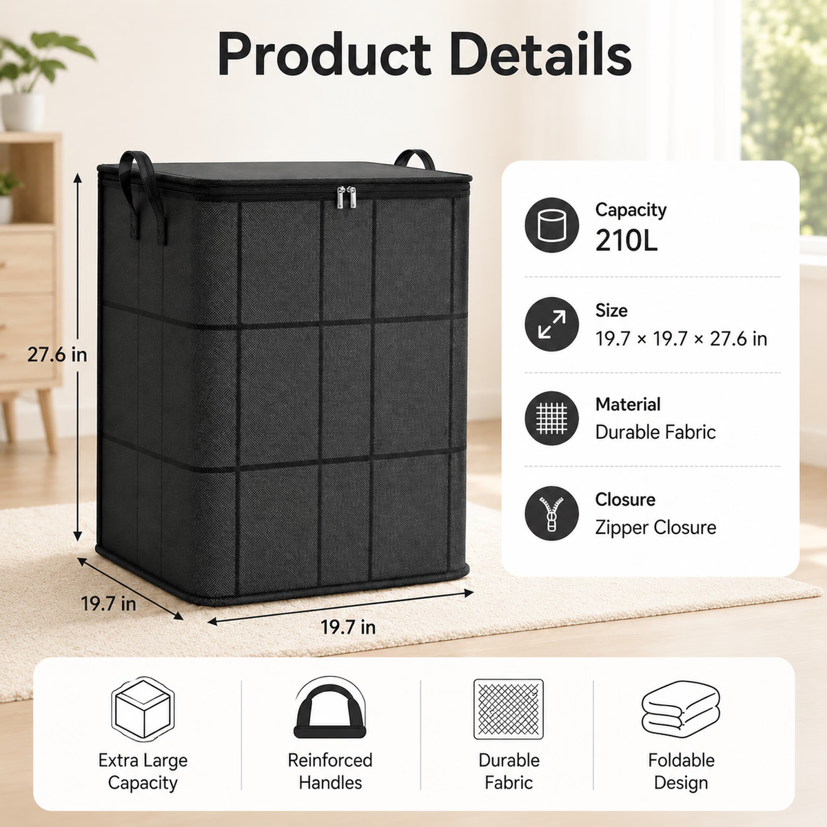 🔥LAST DAY 49% OFF 📦180L Extra-Large Moving Storage Bag