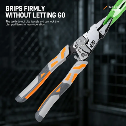 55-steel self-locking anti-slip ratchet pliers