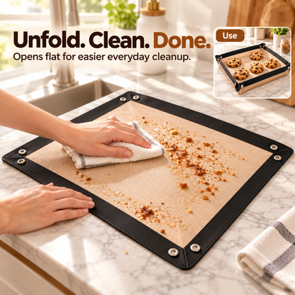 🍪 Foldable Silicone Baking Tray – Bake, Release & Store with Ease