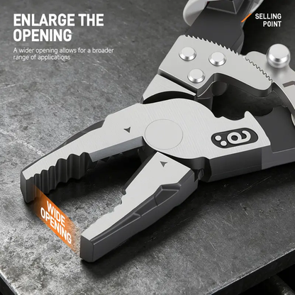 55-steel self-locking anti-slip ratchet pliers