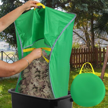 Green Leaf Collection Garden Leaf Gathering Tent - Portable, Easy-to-Use Garden Cleaning Tool for Outdoor Cleanup,toolupgrade
