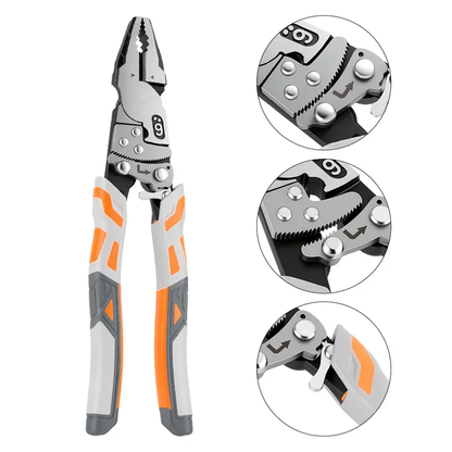 55-steel self-locking anti-slip ratchet pliers
