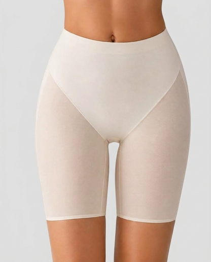 High Waist Mesh Butt Lifter Compression Shaper Shorts
