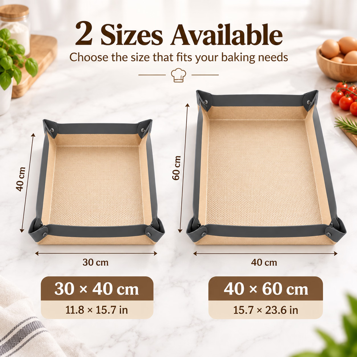🍪 Foldable Silicone Baking Tray – Bake, Release & Store with Ease