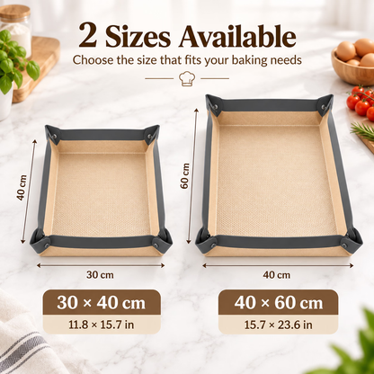 🍪 Foldable Silicone Baking Tray – Bake, Release & Store with Ease