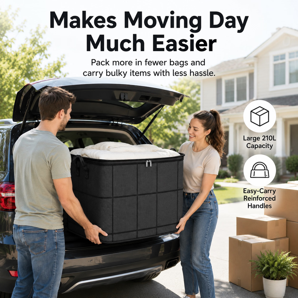 🔥LAST DAY 49% OFF 📦180L Extra-Large Moving Storage Bag