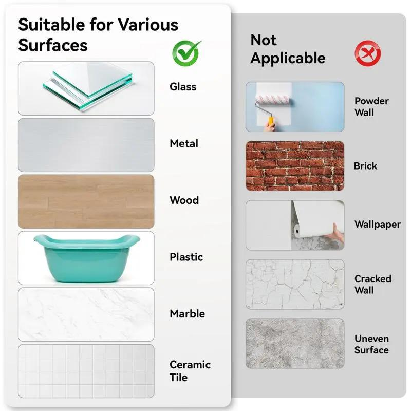 Heavy Duty Water-Resistant Reusable Self-Adhesive Double-Sided Hook-and-Loop Strips
